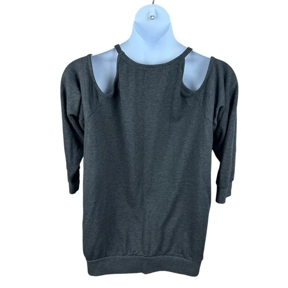 Torrid Poison Cutout Cold Shoulder Graphic Sweatshirt Vinyl Icons 3X NWT - Picture 5 of 14